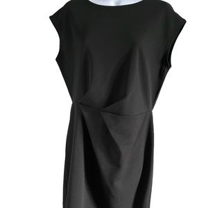 Maurices | Black Dress with Side Ruching Detail